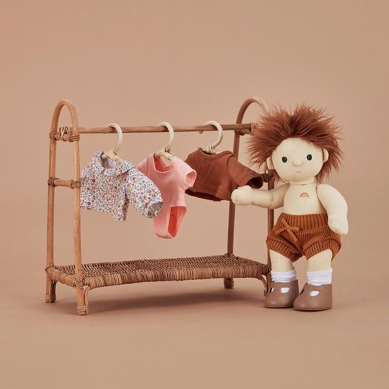 Olli Ella Rattan Dinkum Doll Clothes Rail