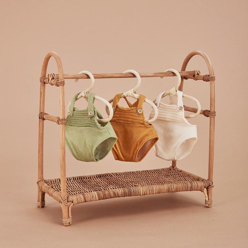 Olli Ella Rattan Dinkum Doll Clothes Rail