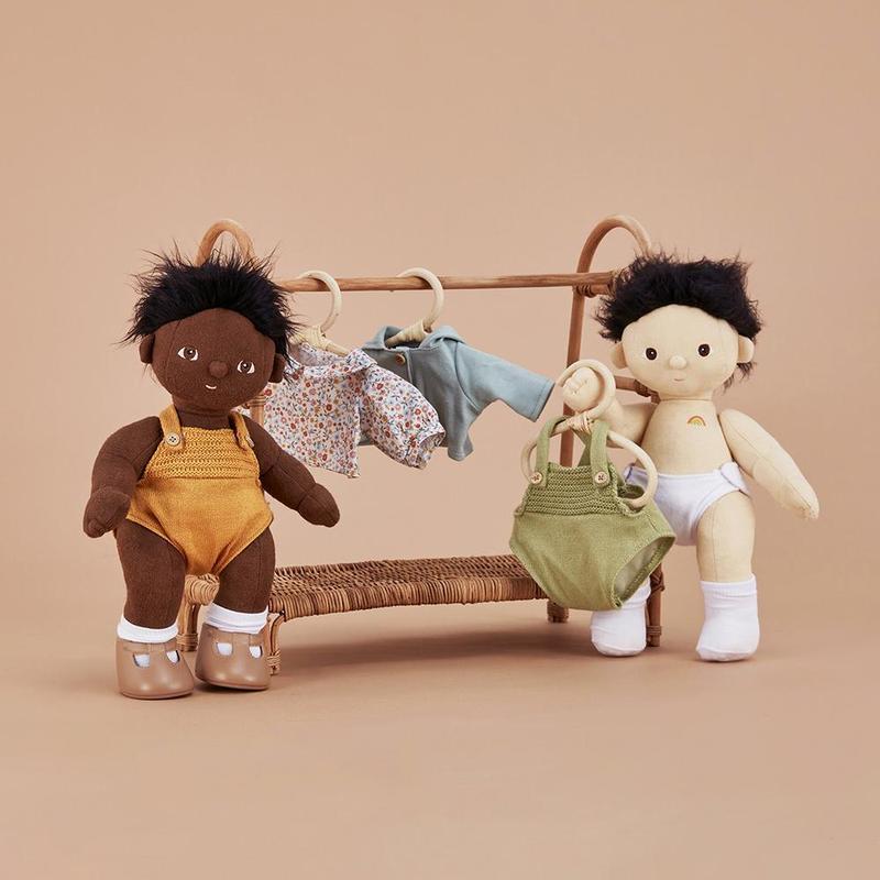 Olli Ella Rattan Dinkum Doll Clothes Rail