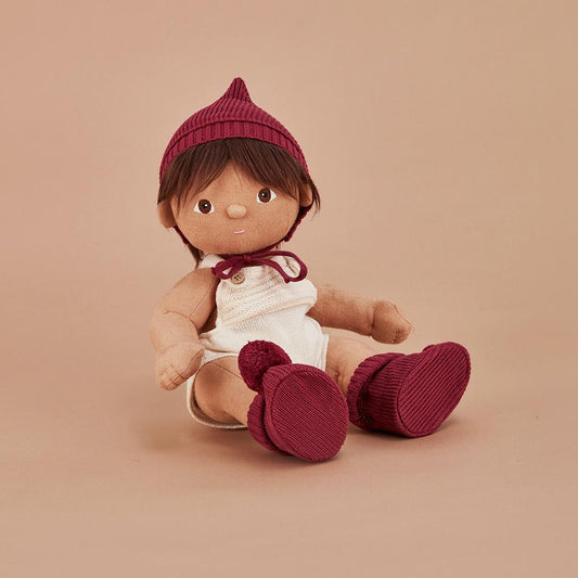 Olli Ella Dinkum Doll Plum Knit Set