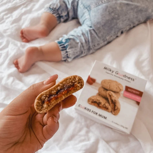 Milky Goodness Raspberry Lactation Cookies