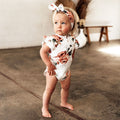 Snuggle Hunny Rosebud Short Sleeve Frill Bodysuit