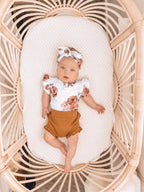 Snuggle Hunny Rosebud Short Sleeve Frill Bodysuit