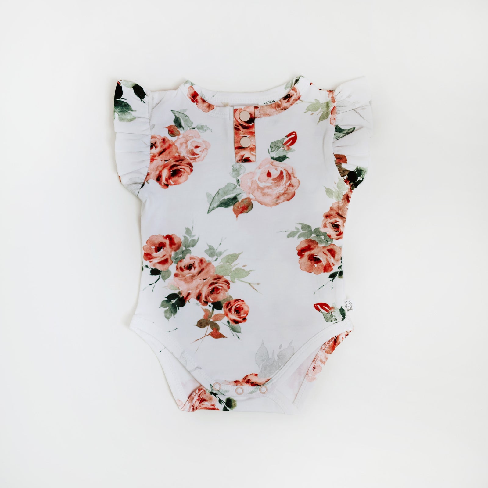 Snuggle Hunny Rosebud Short Sleeve Frill Bodysuit