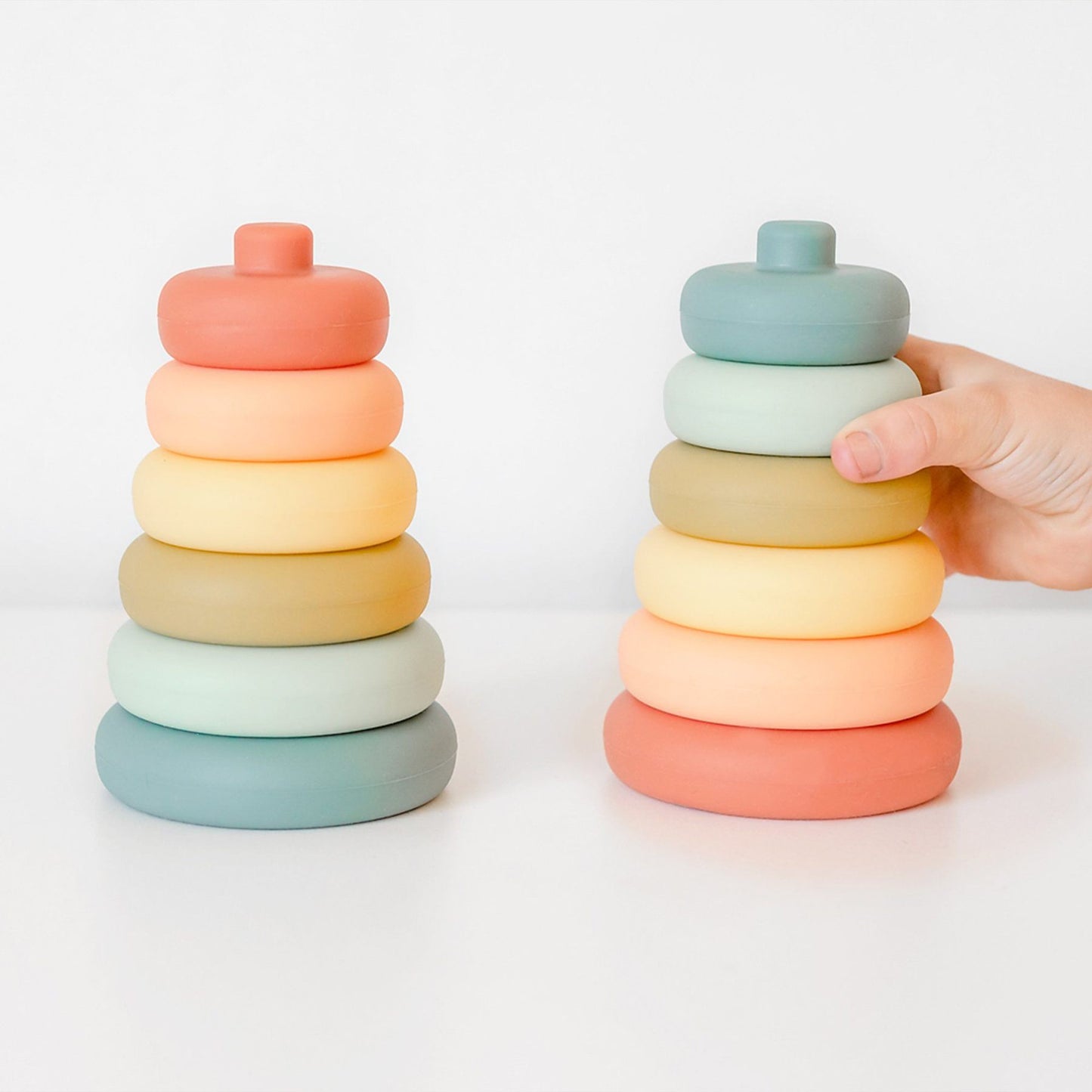 Silicone Stacker Tower - Cherry