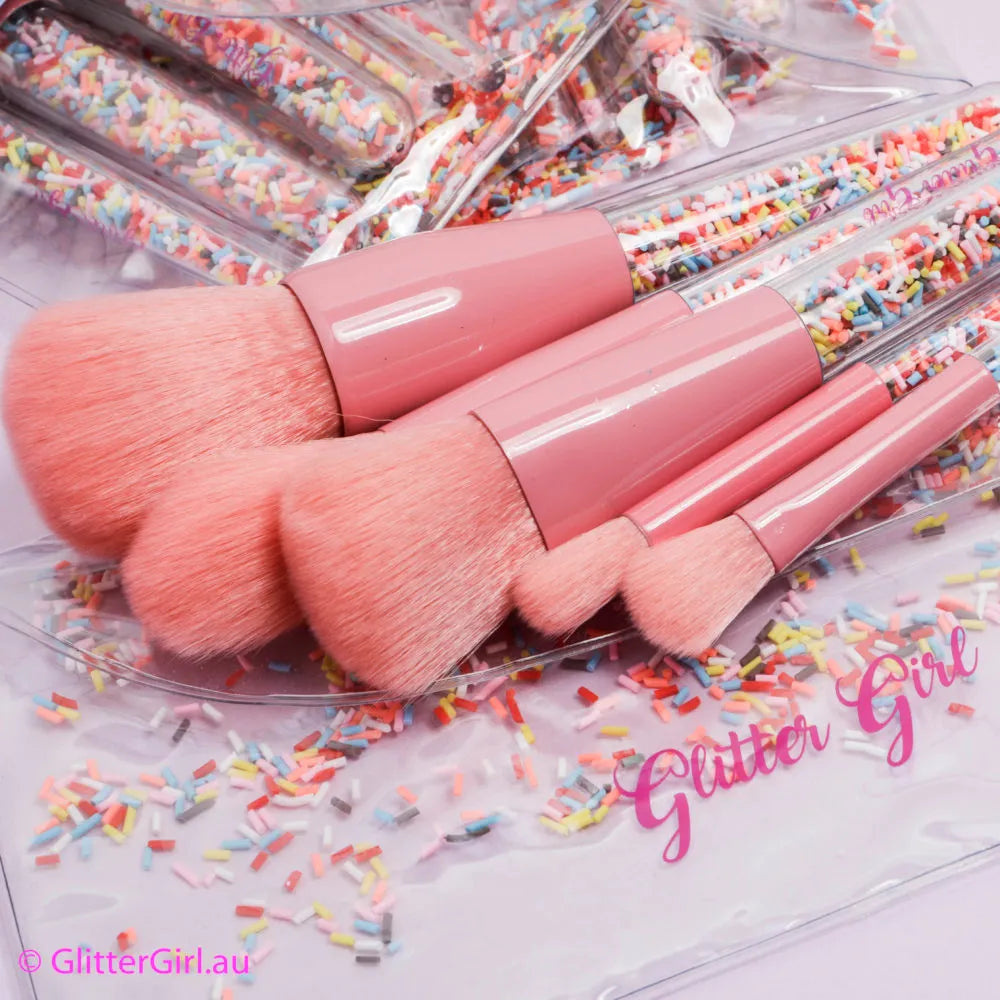 Glitter Girl Sprinkle Makeup Brushes