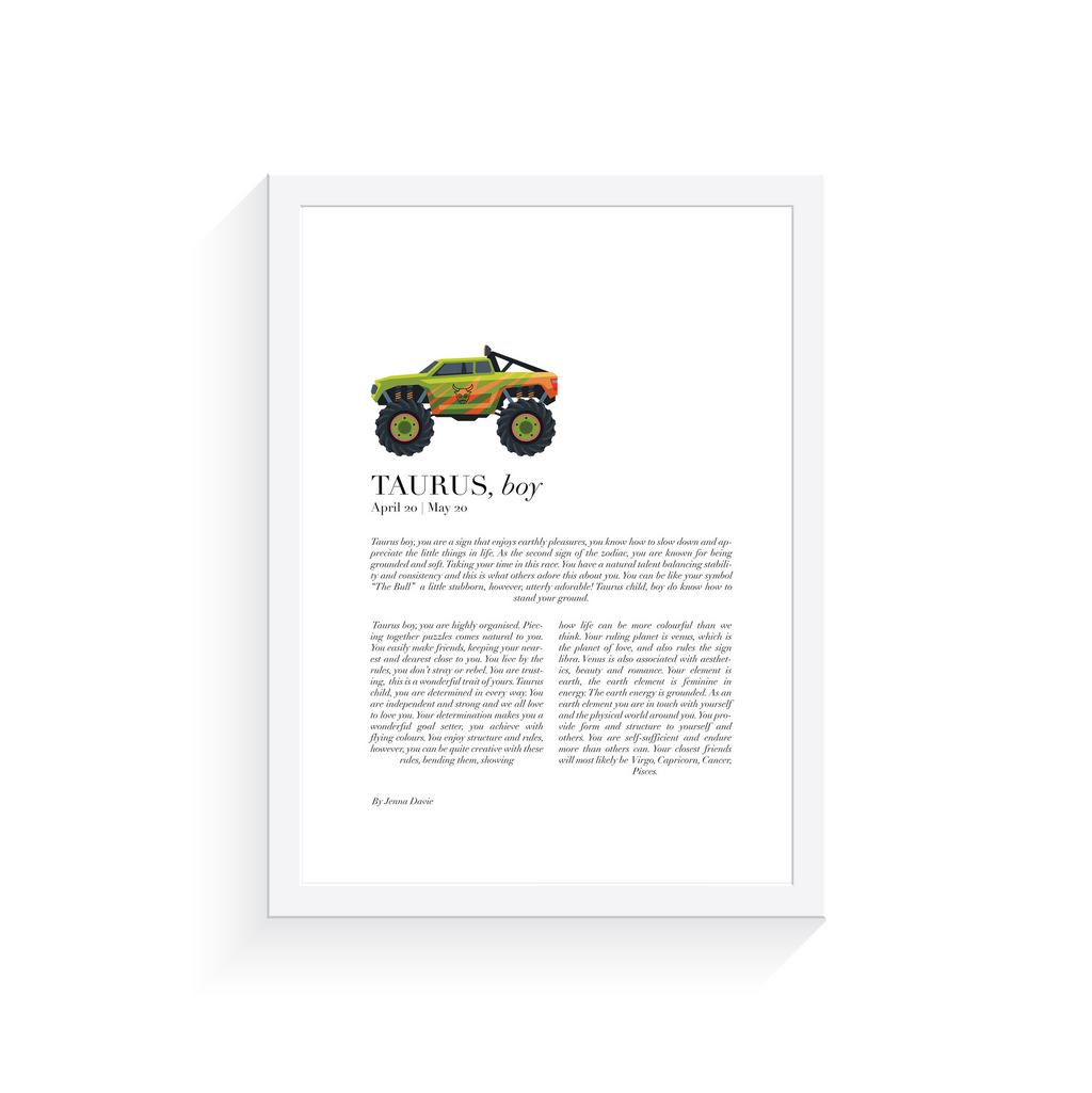 Arty Bub Zodiac Prints Monster Truck
