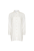 FRANCIA SHIRT DRESS - WHITE