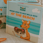 MIzzie the Kangaroo 'At The Beach' Interactive Touch and Feel Mizzie Baby Board Book