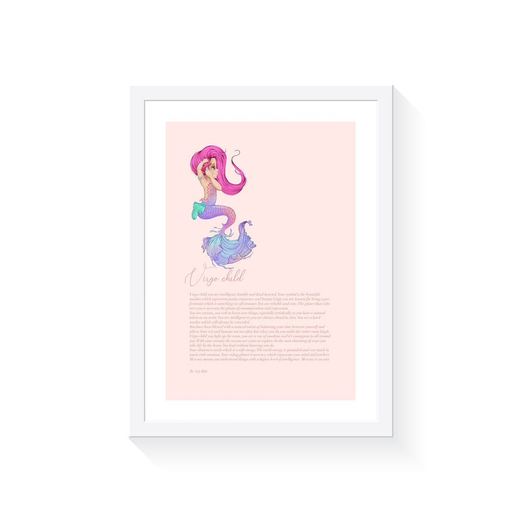Arty Bub Zodiac Mermaid Prints