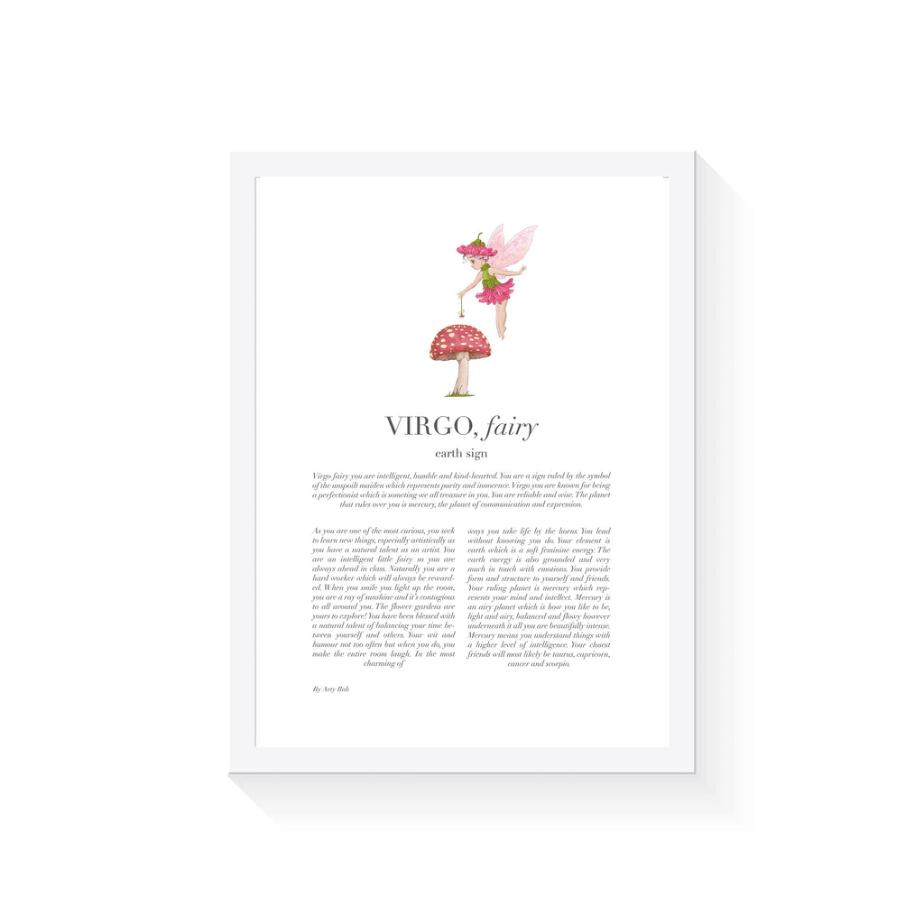 Arty Bub Zodiac Fairy Prints