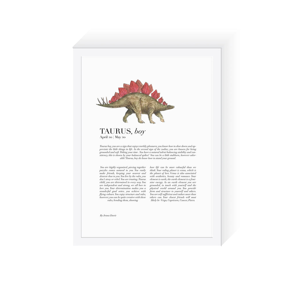 Arty Bub Zodiac Prints Dinosaur