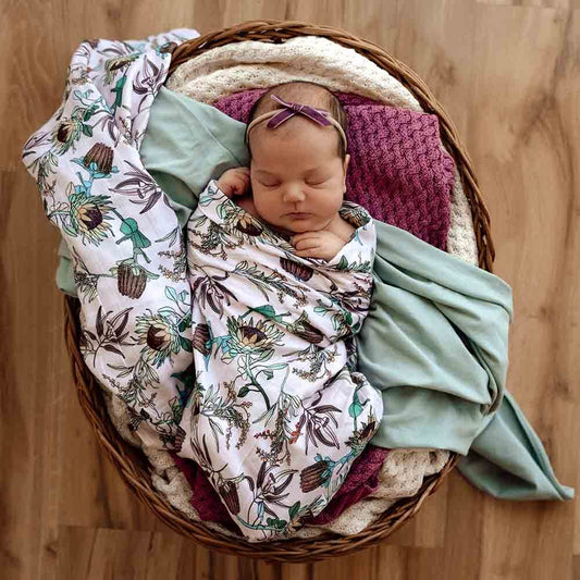 Snuggle Hunny Banksia Organic Muslin Wrap