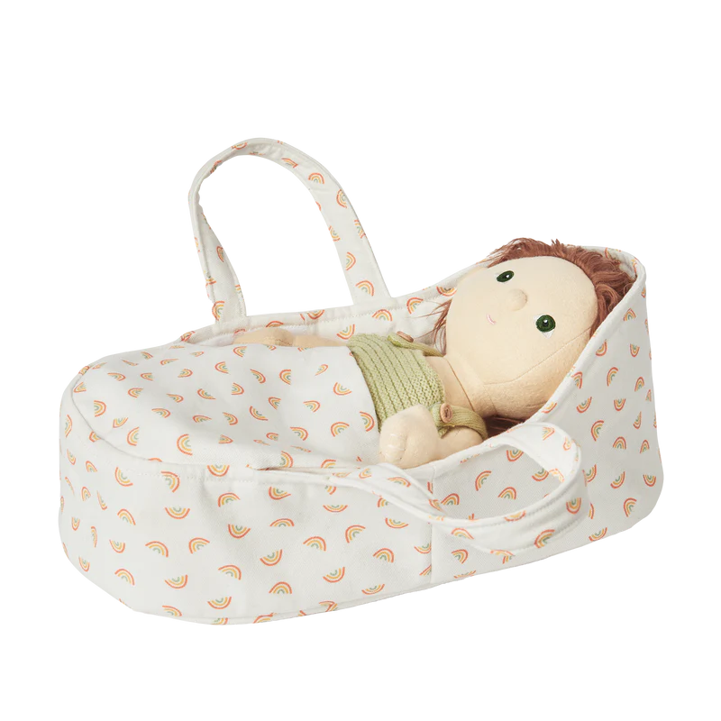 Olli Ella Dinkum Doll Carry Cot Rainbow