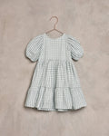 NORALEE chloe dress | dusty blue gingham