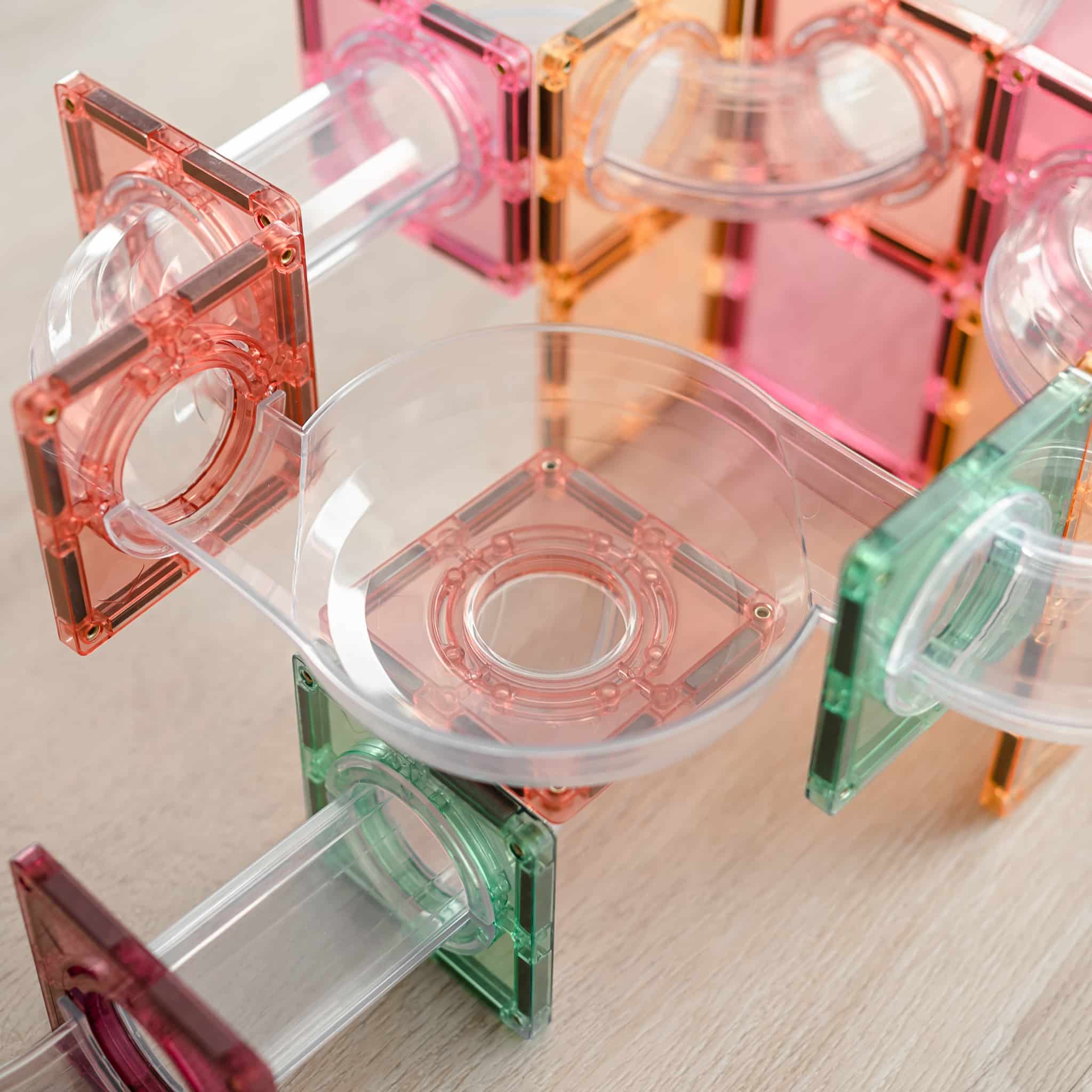 Connetix Pastel Ball Run Expansion Pack 80pc