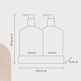 Al.ive Body WASH & LOTION DUO + TRAY - SEA COTTON & COCONUT